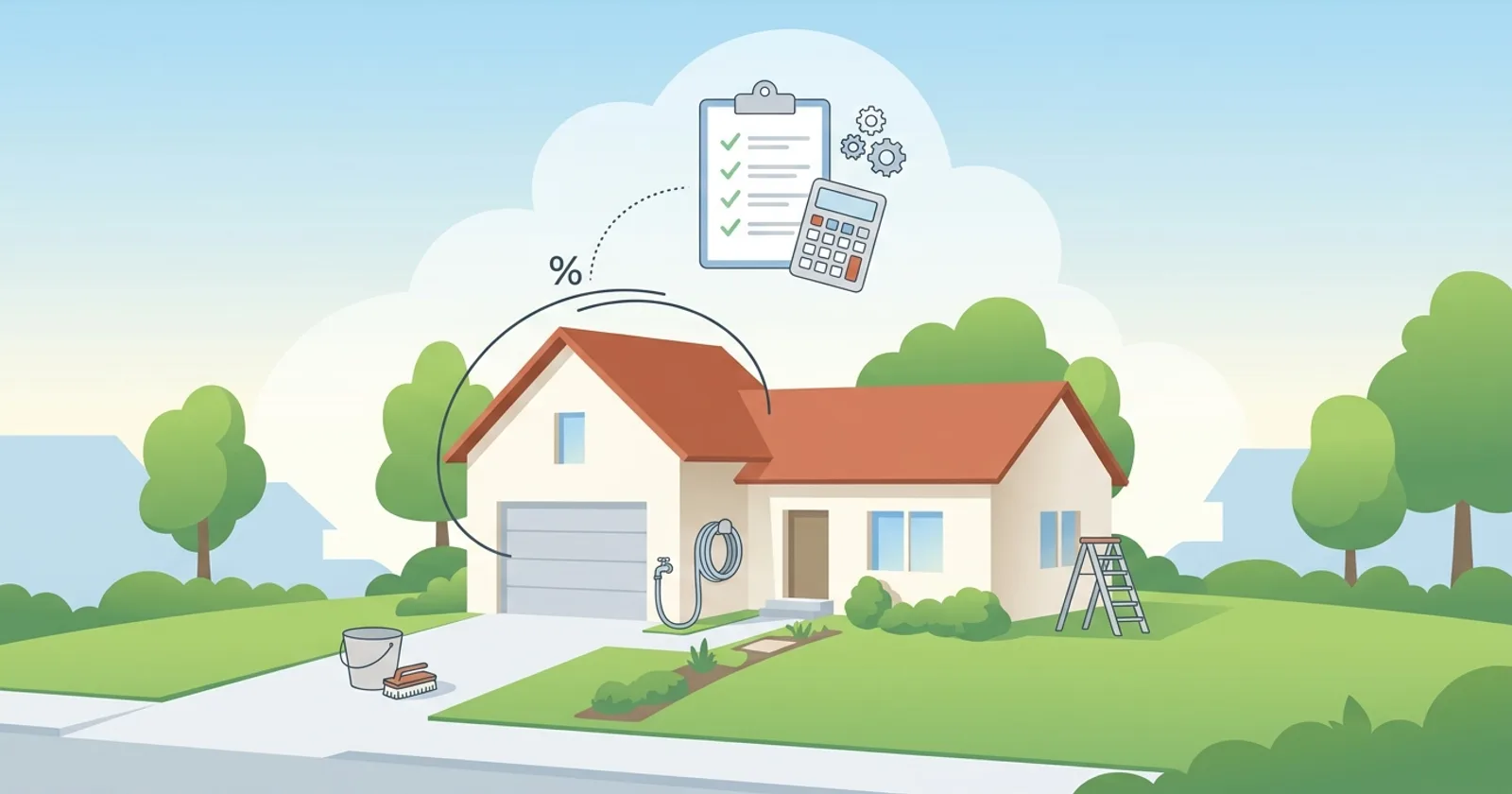 Illustration for Annual House Wash Plans