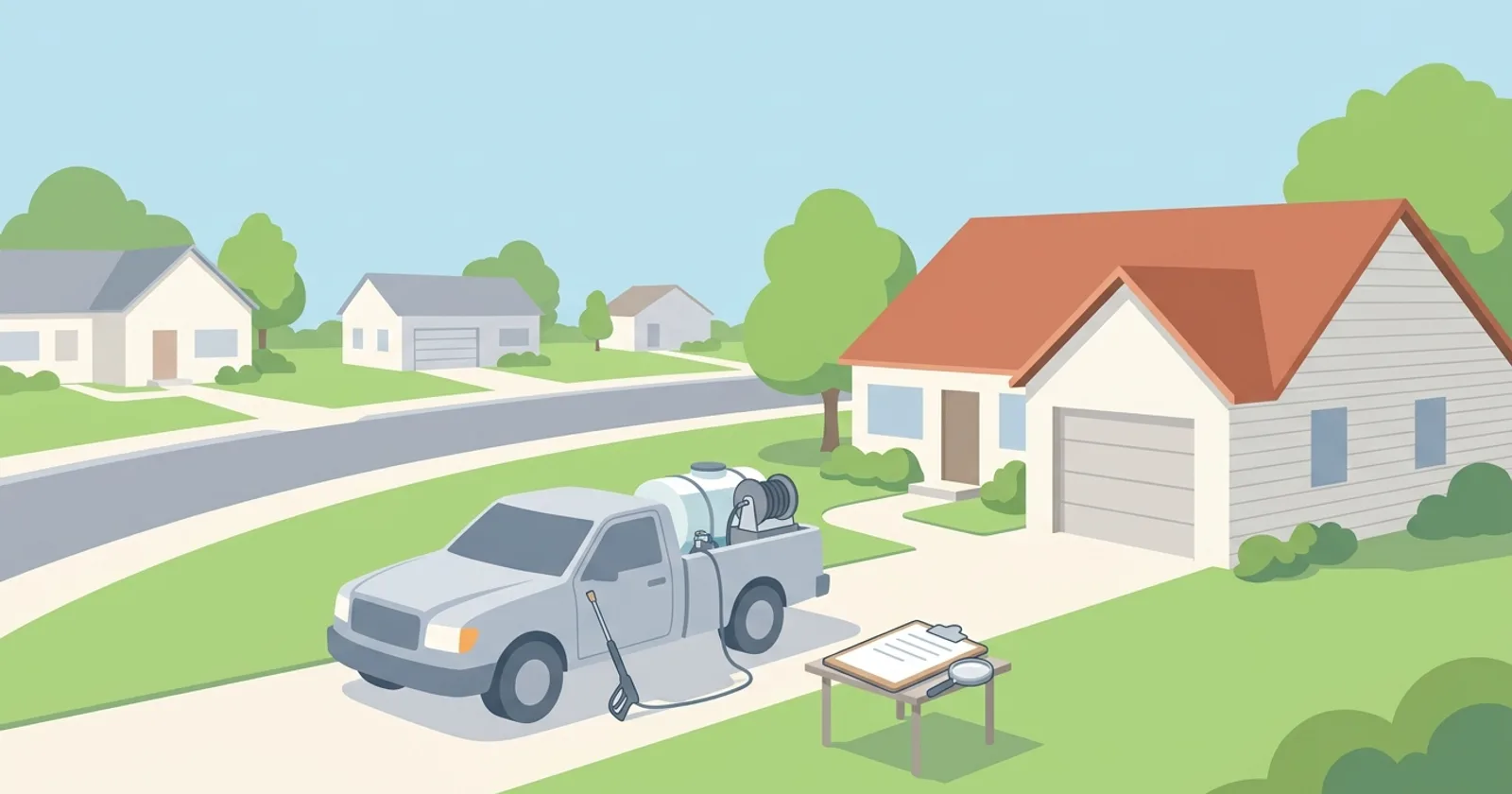 Illustration for Buying a Pressure Washing Franchise or an Existing Route