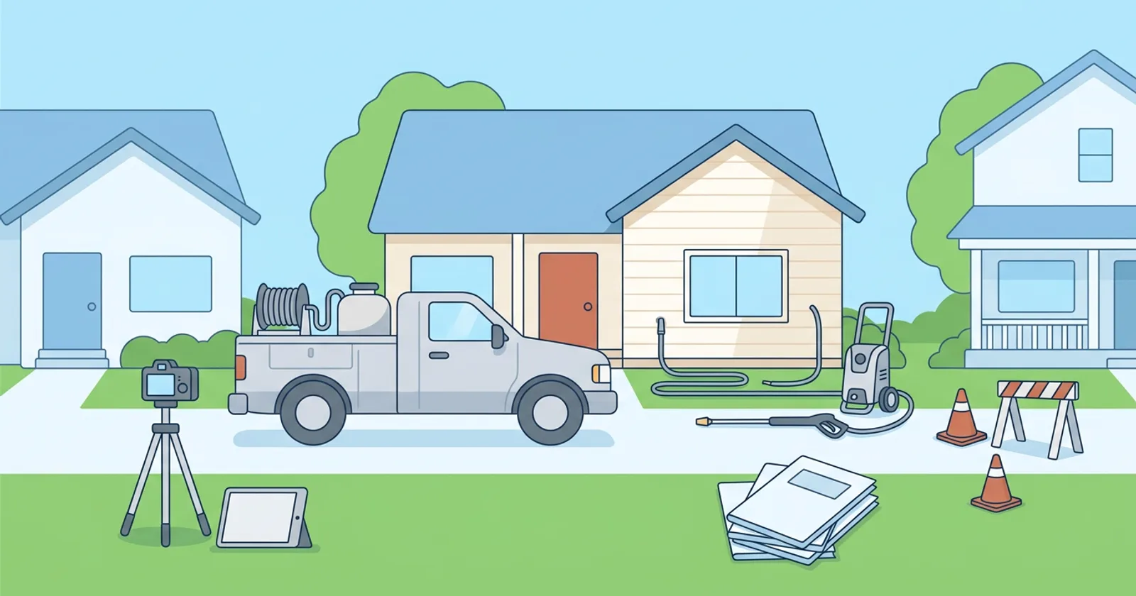 Illustration for Pressure Washing Pros Who Teach