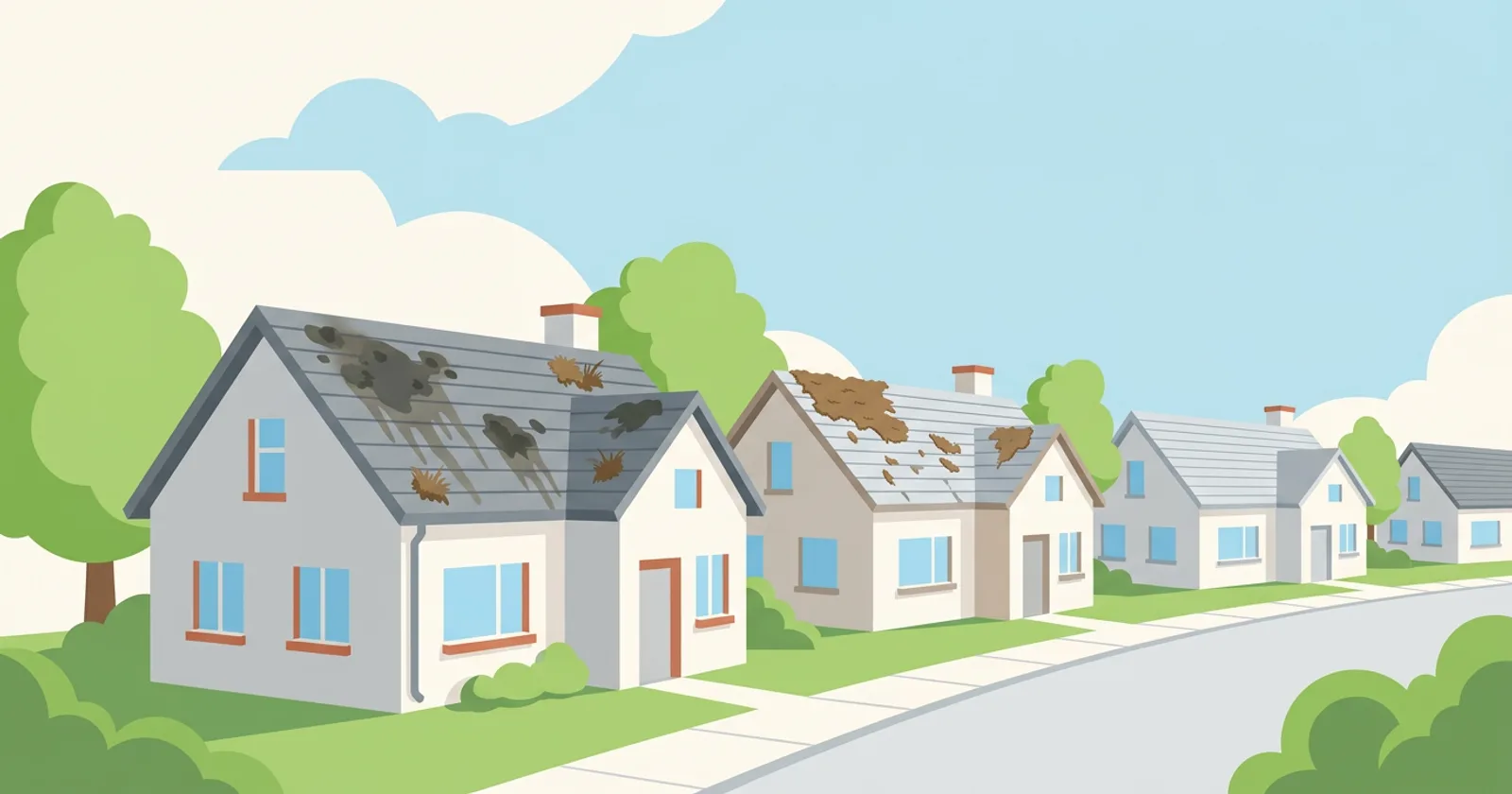Illustration for Roof Soft Wash Results