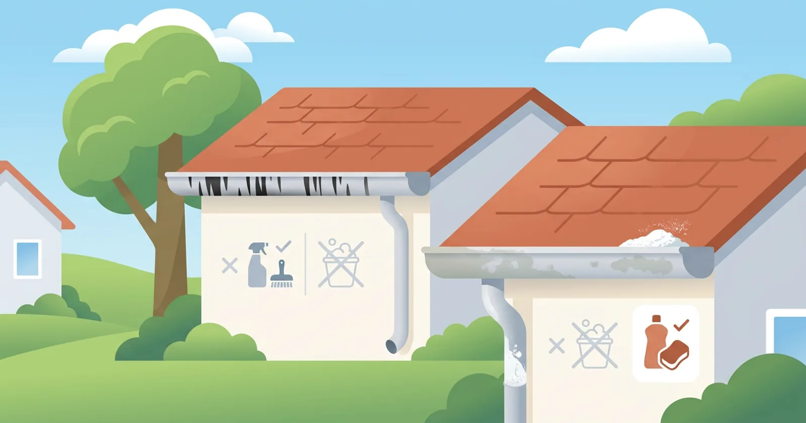 Illustration for Tiger Stripes vs Oxidation on Gutters